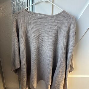 LOFT Taupe Crew Neck Sweater